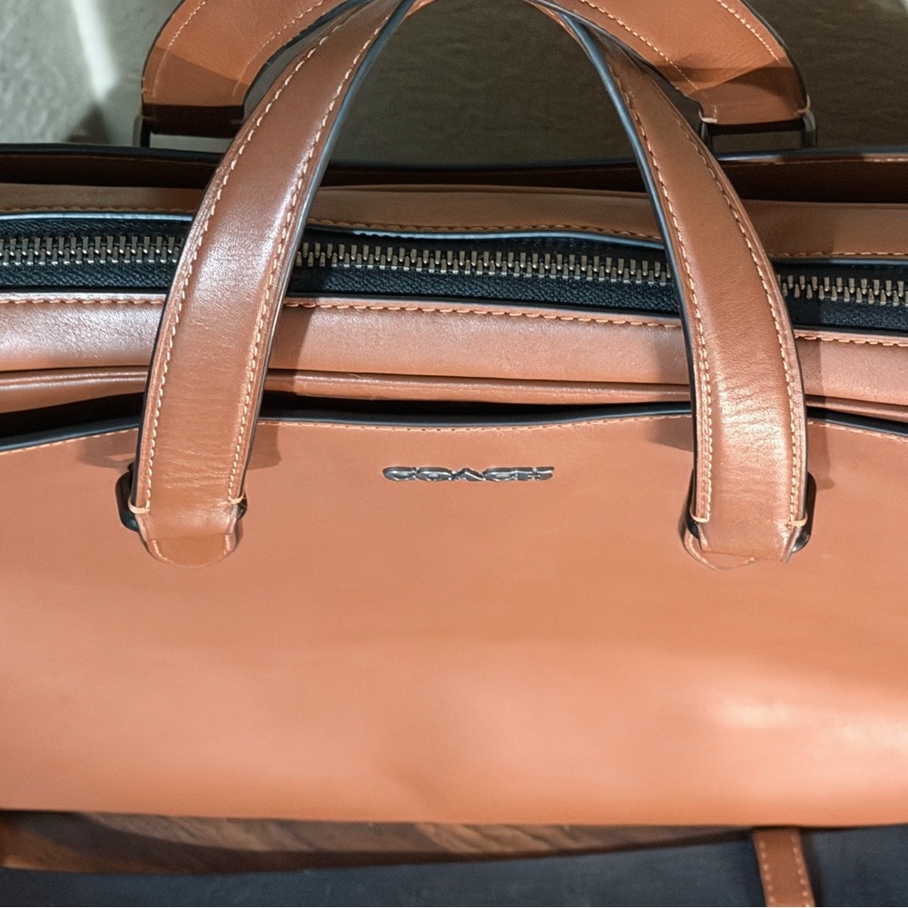 Coach Graham Slim Brief / Laptop Bag – Smooth Calf Leather in Saddle Brown - Picture 11 of 11